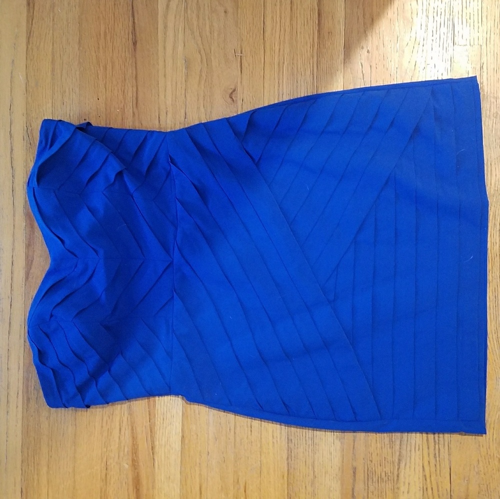 Blue cocktail dress by aqua (Bloomingdale's